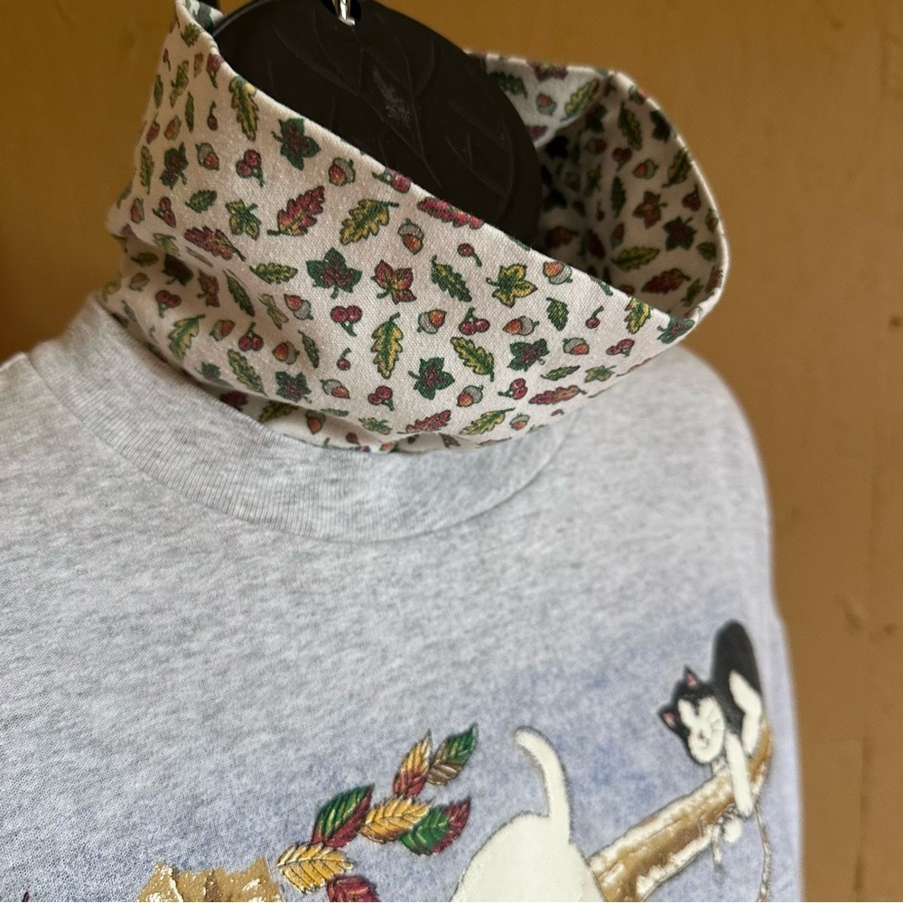 Vintage Basic Editions Built In Turtle Neck With … - image 3